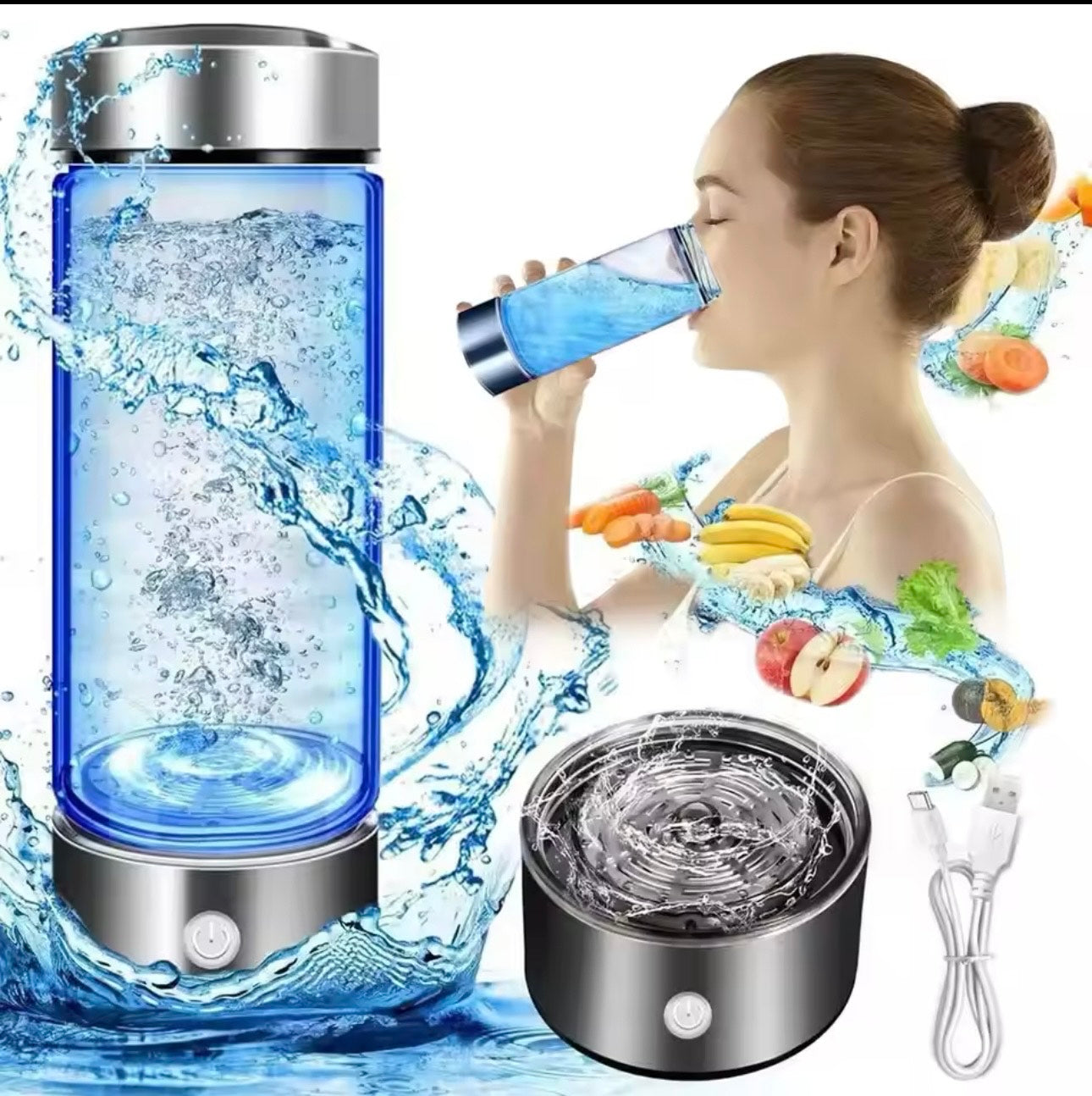 Portable Hydrogen Water Generator